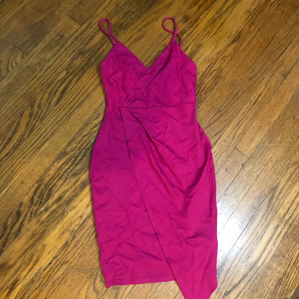 Pink bodycon dress S